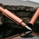 Monteverde Axis Matte Champagne Fountain Pen - Pen and Cap Cover | EndlessPens