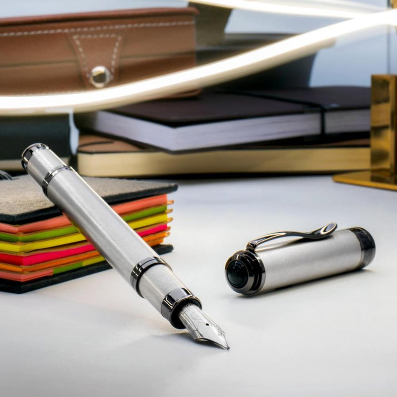 Monteverde Fountain Pen - Innova Ti (Titanium) - Numbered Edition (2025)