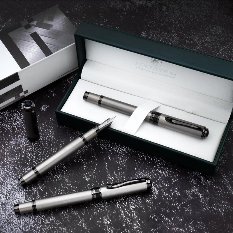 Monteverde Fountain Pen - Innova Ti (Titanium) - Numbered Edition (2025)