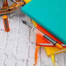 Monteverde MP1 Foxy Orange Fountain Pen - Pen and Cap Cover with Three Notebooks | EndlessPens