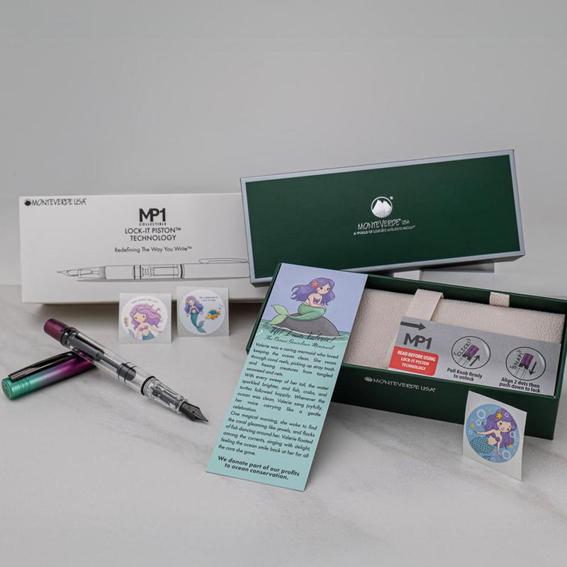 Monteverde Fountain Pen - MP1 - Mermaid Tales - Limited Edition (2025)