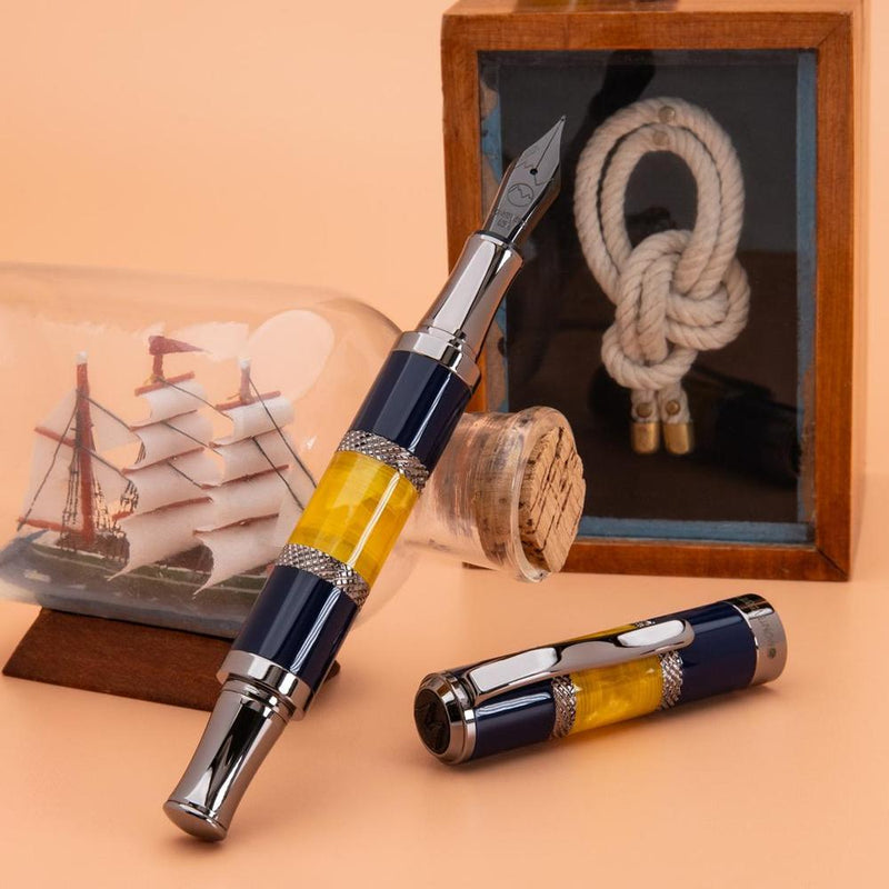 Monteverde Fountain Pen - Regatta Sport - Blue / Yellow