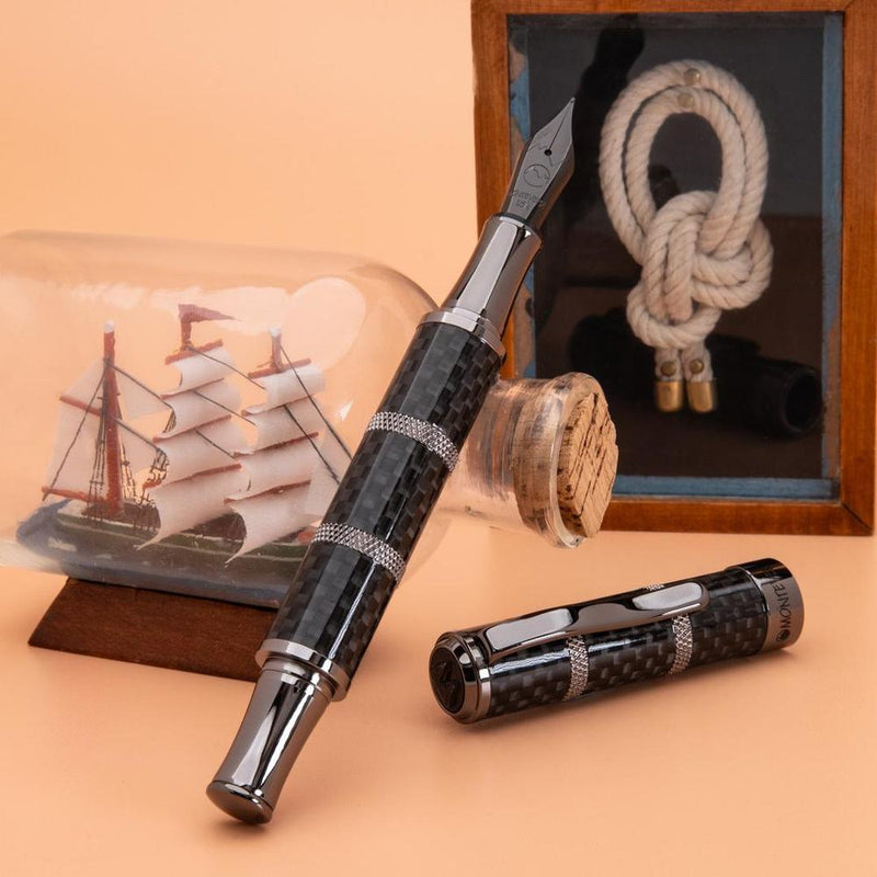 Monteverde Fountain Pen - Regatta Sport - Full Carbon Black