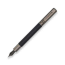Monteverde Ritma™ Matte Carbon Fiber Fountain Pen - Pen with Nib Exposed | EndlessPens