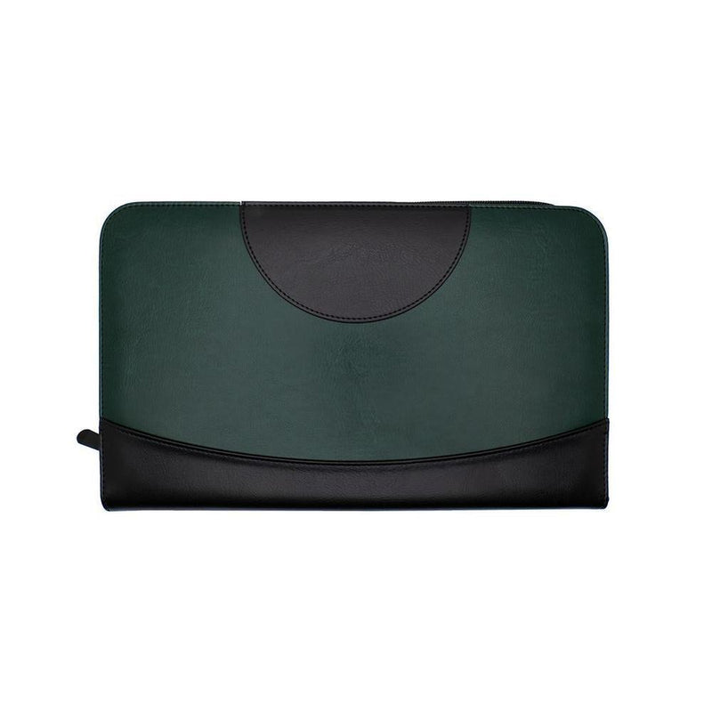 Monteverde Pen Case (24 Slots) - Deluxe Collection - Vegan Leather Zipper Pen Case
