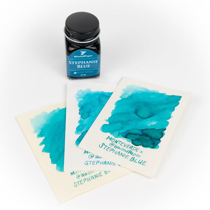 Monteverde × @wastedpaper Stephanie Blue (30ml)