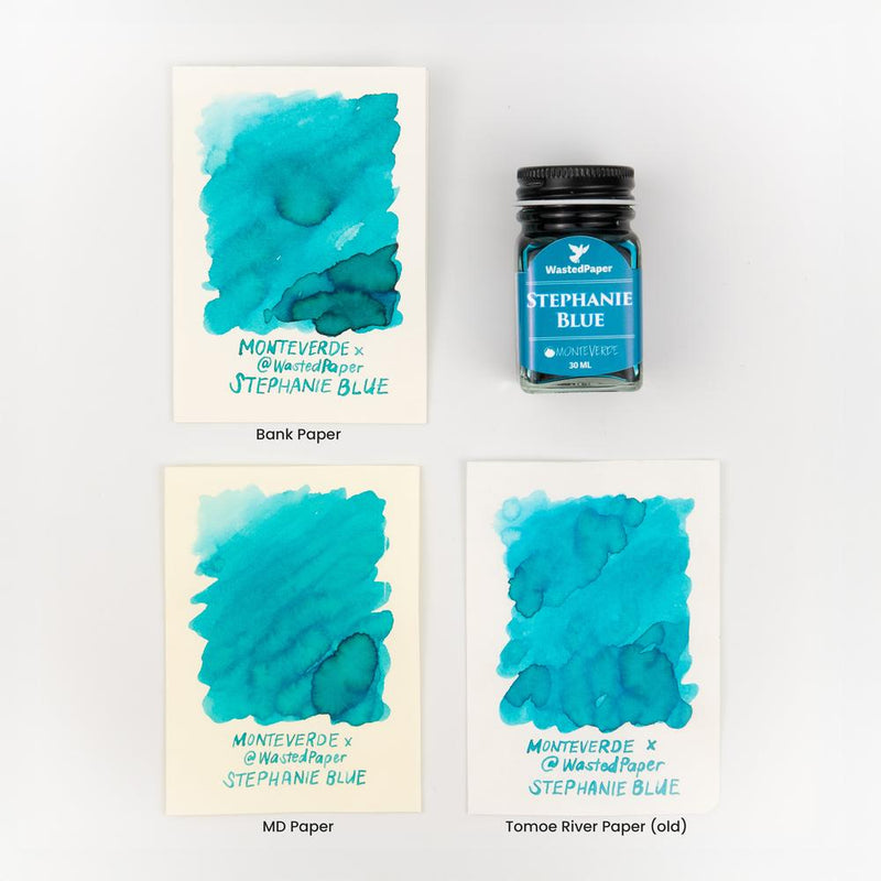 Monteverde × @wastedpaper Stephanie Blue (30ml)
