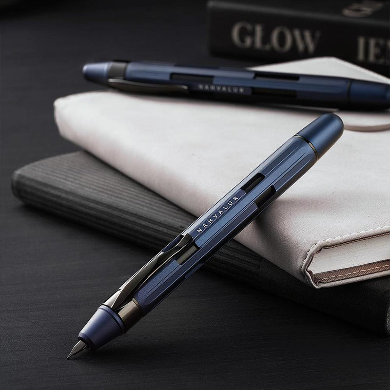 Nahvalur Fountain Pen - Eclipse Hepatizon & Cobalt - Special Edition (2025)
