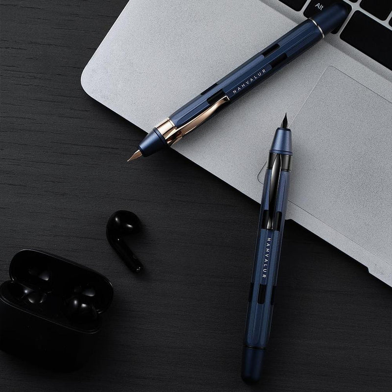 Nahvalur Fountain Pen - Eclipse Hepatizon & Cobalt - Special Edition (2025)