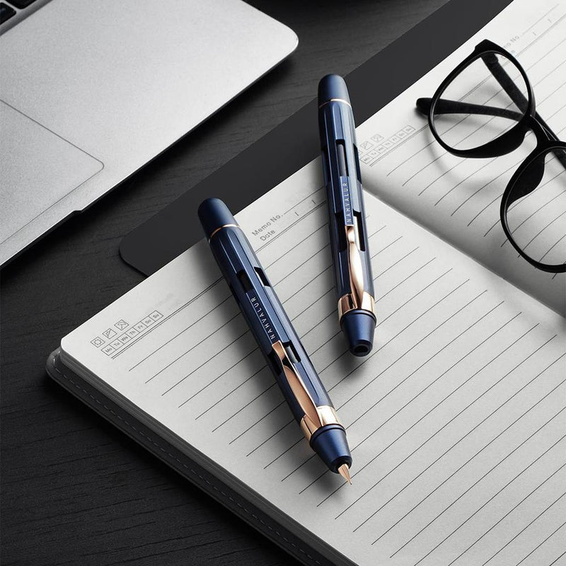 Nahvalur Fountain Pen - Eclipse Hepatizon & Cobalt - Special Edition (2025)