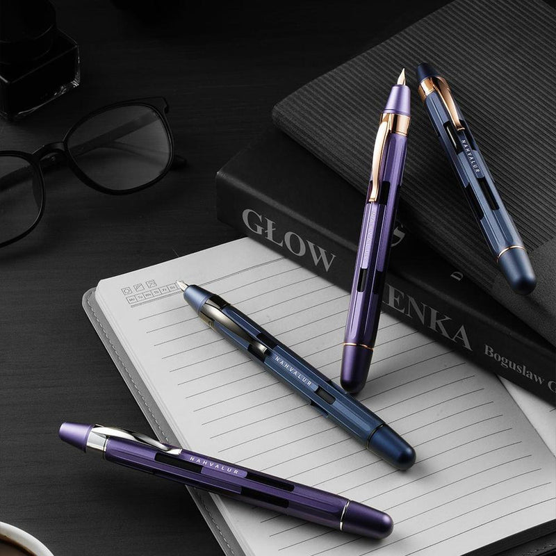 Nahvalur Fountain Pen - Eclipse Hepatizon & Cobalt - Special Edition (2025)