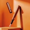 Nahvalur 365 Anniversary Fountain Pen - Garnet with Nib Exposed | EndlessPens