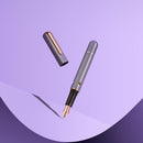Nahvalur 365 Anniversary Fountain Pen - Lilac with Nib Exposed | EndlessPens