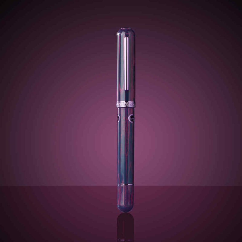 Nahvalur (Narwhal) Nautilus Anthias Violet Fountain Pen - With Cap Cover
