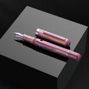 Nahvalur (Narwhal) Nautilus Mousseline Lilas Fountain Pen - Cap and Nib Separated