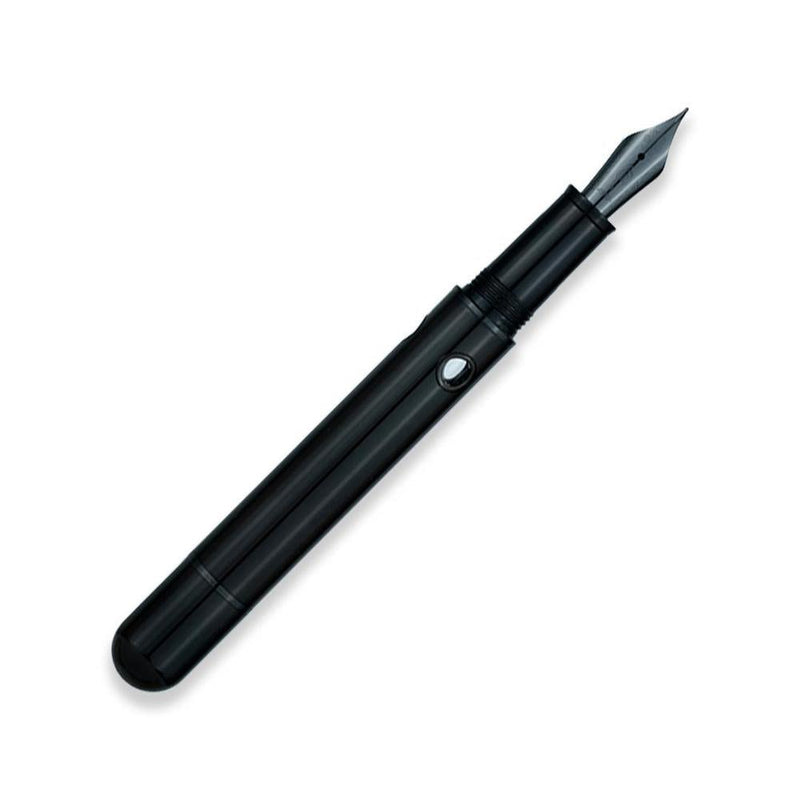 Nahvalur (Narwhal) Fountain Pen - Nautilus (Plongeur Shape) - Cephalopod Black