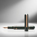 Nahvalur (Narwhal) Fountain Pen - Nautilus (Plongeur Shape) - Chelonia Green
