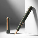 Nahvalur (Narwhal) Fountain Pen - Nautilus (Plongeur Shape) - Chelonia Green