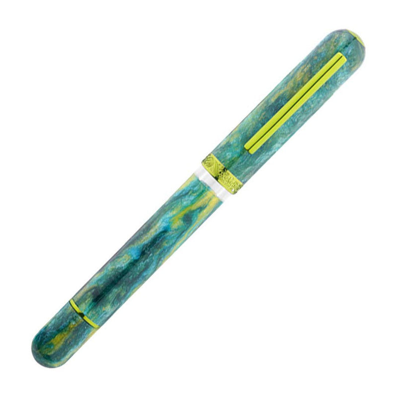 Nahvalur (Narwhal) Nautilus Voyage Spring Fountain Pen - With Cap Cover