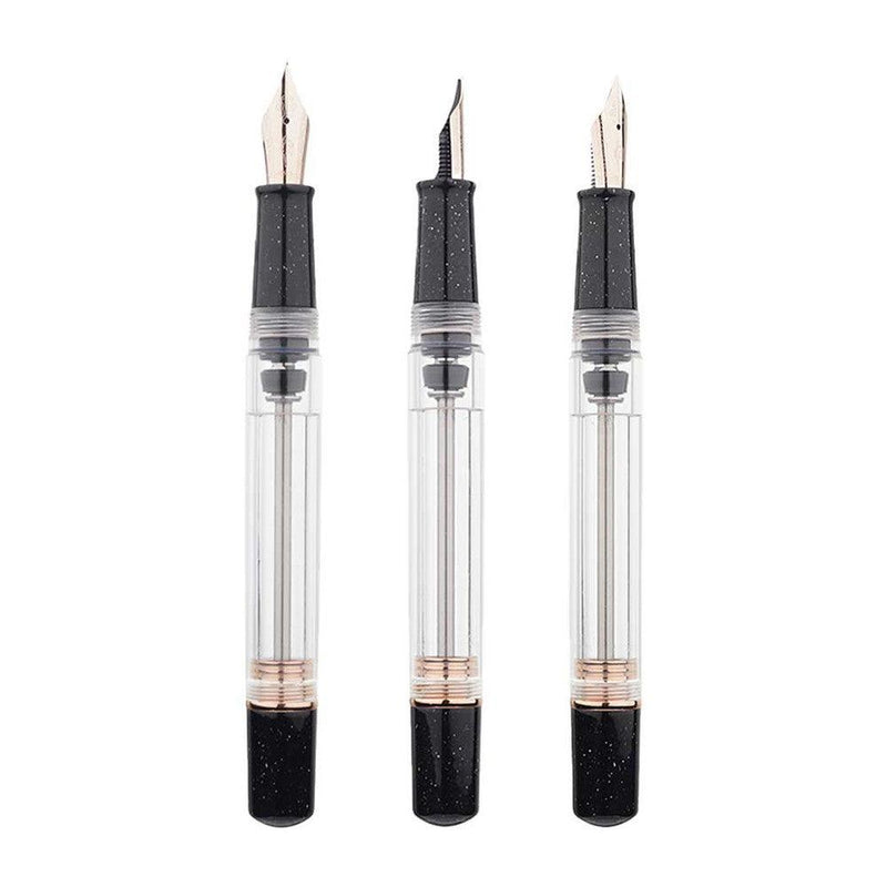 Nahvalur Original Plus Lovina Graphite Fountain Pen - Three Fountain Pens