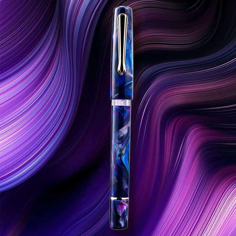 Nahvalur (Narwhal) Fountain Pen - Schuylkill - Cichlid Purple