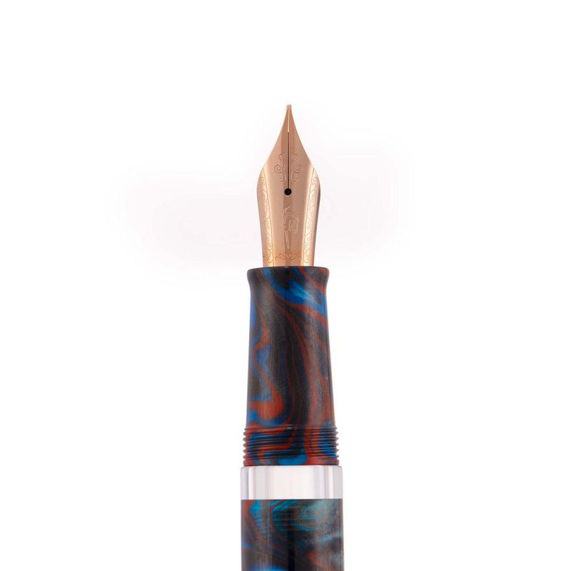 Narwhal Fountain Pen - Schuylkill - Dragonet Sapphire | EndlessPens Online Pen Store