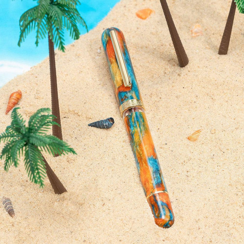 Nahvalur Voyage Summer Fountain Pen - On Beach Sands | EndlessPens