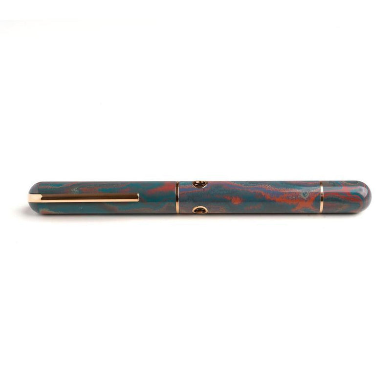 Nahvalur × @artynijp Verdigris Muse Fountain Pen