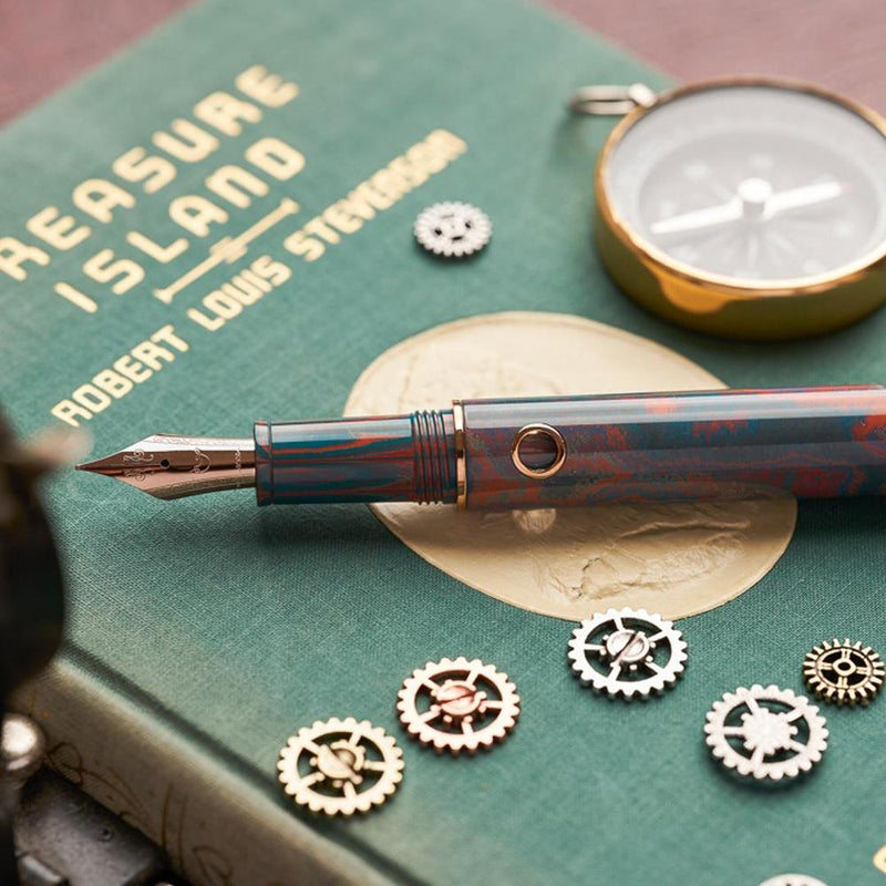 Nahvalur × @artynijp Verdigris Muse Fountain Pen