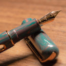 Nahvalur × @artynijp Verdigris Muse Fountain Pen