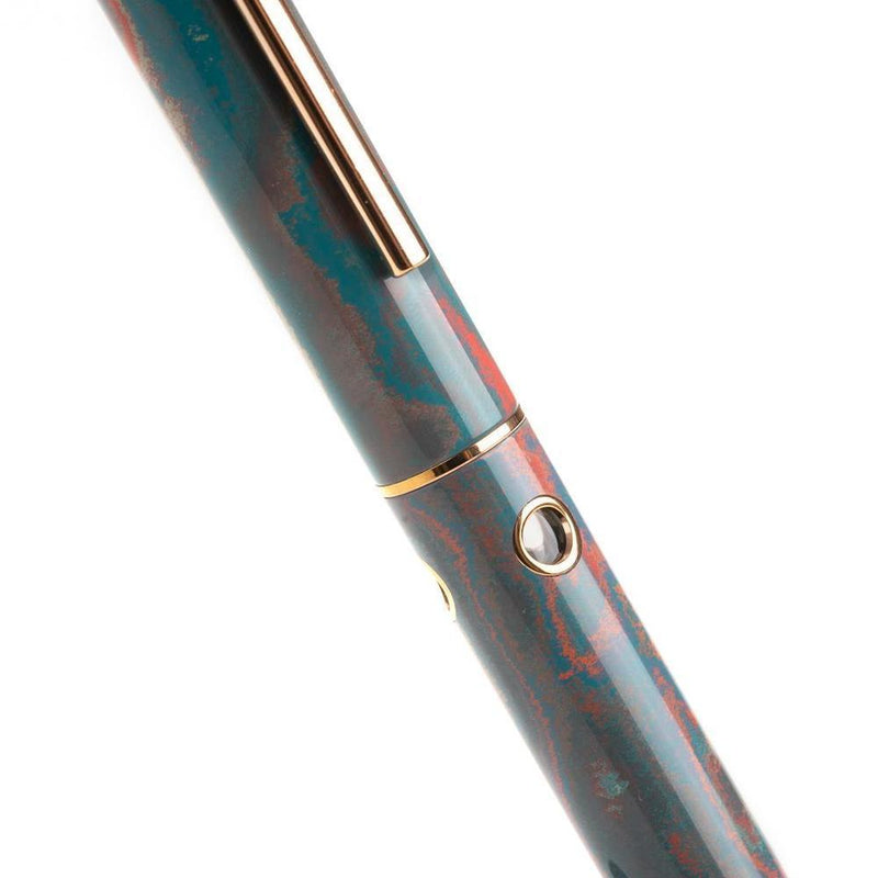 Nahvalur × @artynijp Verdigris Muse Fountain Pen