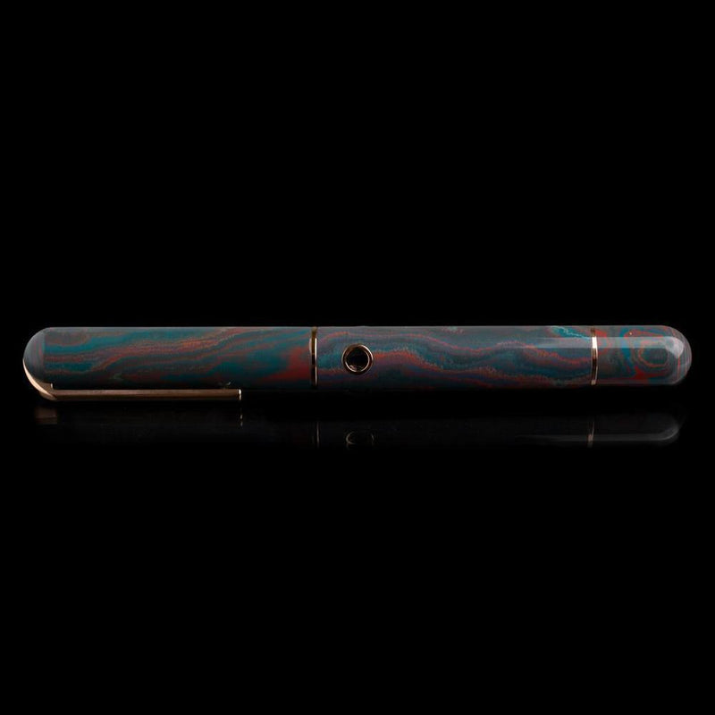 Nahvalur × @artynijp Verdigris Muse Fountain Pen