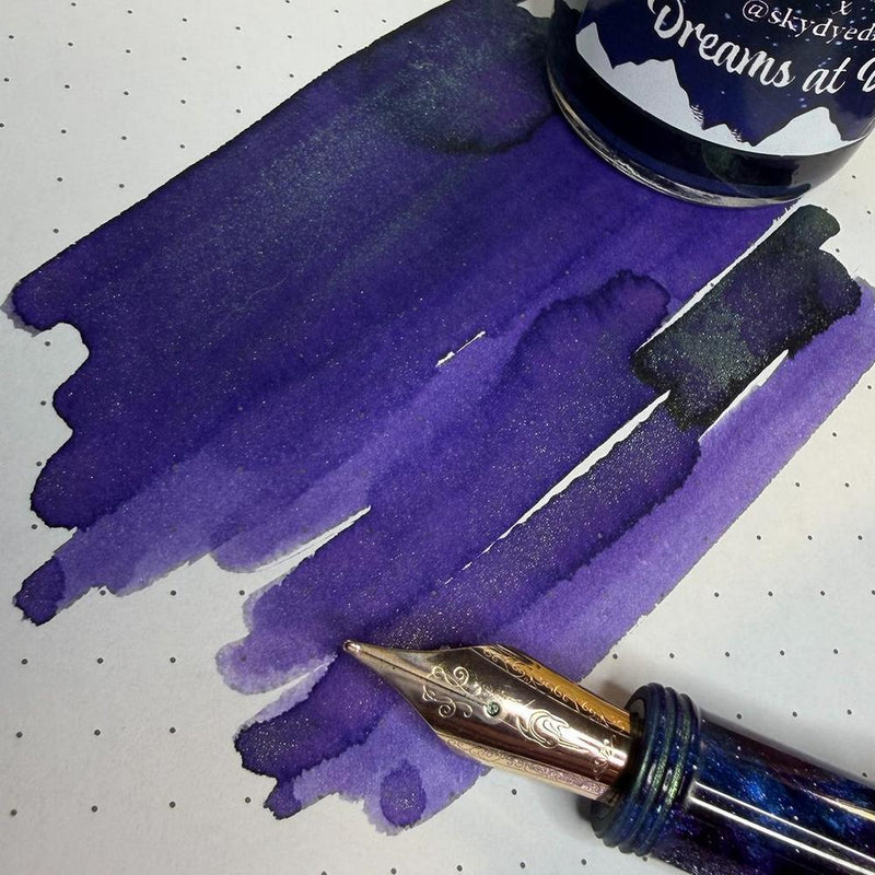 Nahvalur × @skydyedink Starlit Canvas Fountain Pen Set | EndlessPens