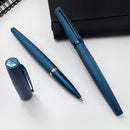 Diplomat Viper Rollerball Pen - Blue Rollerball Pens and Cap Cover Detached with Notebooks | EndlessPens