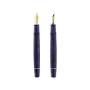 Omas Bologna Fountain Pen - Two Ametista Profondo (Deep Amethyst) Pens With Exposed Nib | EndlessPens