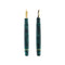 Omas Bologna Fountain Pen - Two Smeraldo Elegante (Elegant Emerald) Pens With Nib Exposed | EndlessPens