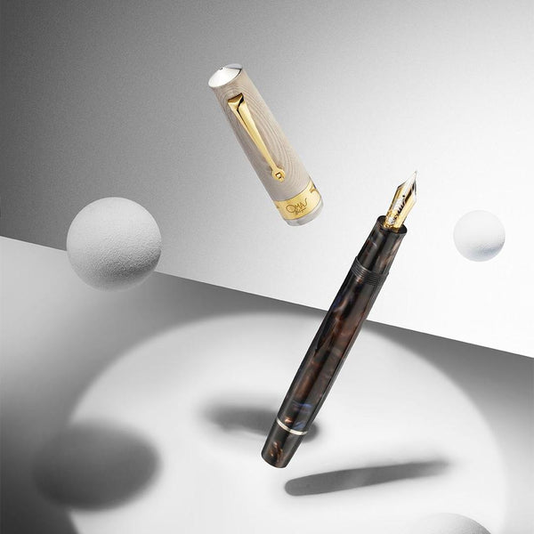 Omas Bologna Galassia Argento Fountain Pen | EndlessPens