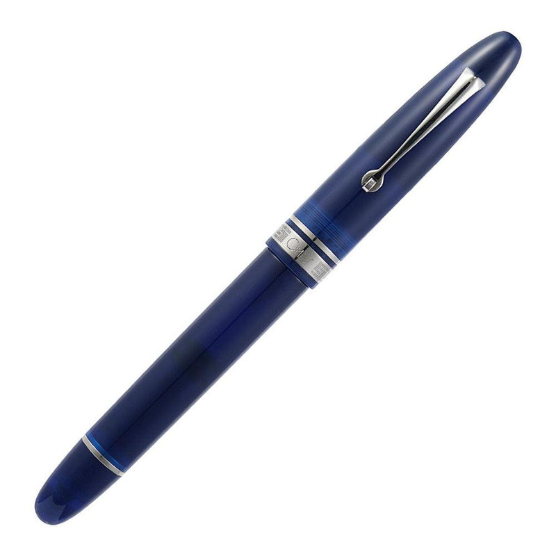 Omas Ogiva Fountain Pen - Blu - Platinum