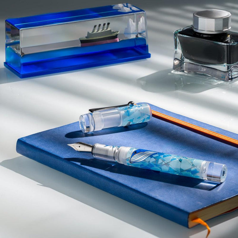 Opus 88 Demonstrator Ocean Series Whale Fountain Pen