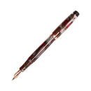 Opus 88 Harmony Rose Gold Fountain Pen - Grey Red Marble | EndlessPens