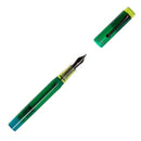 Opus 88 Koloro Demo Fountain Pen (2023) - Green with Nib Exposed