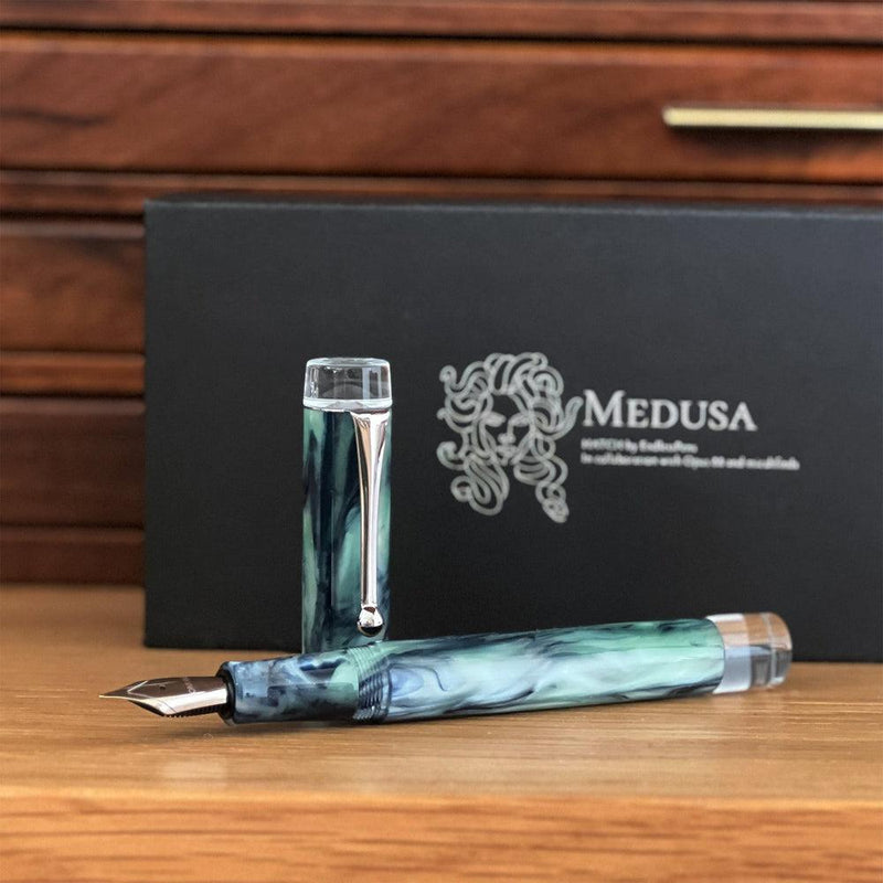 Opus 88 Medusa Fountain Pen - Cap and Nib