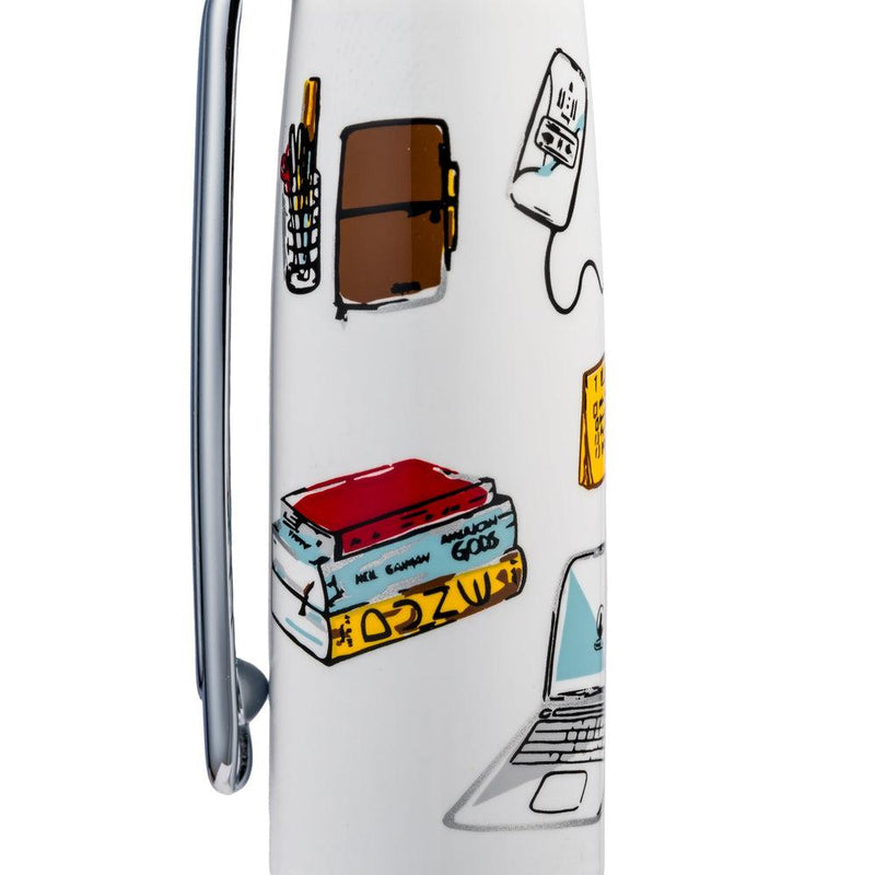 Opus 88 Mini Pocket Pen Desk Creatures Fountain Pen  - Whiteboard  - Cover Design