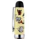 Opus 88 Grumpy Kitty Cafe Mini Pocket Fountain Pen - Cap Cover Design