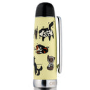 Opus 88 Grumpy Kitty Cafe Mini Pocket Fountain Pen - Design On Cover