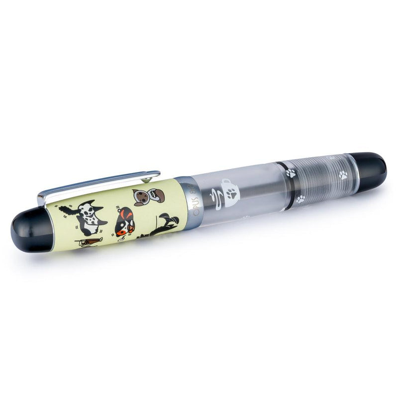 Opus 88 Grumpy Kitty Cafe Mini Pocket Fountain Pen - Horizontal