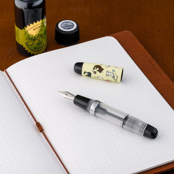 Opus 88 Mini Pocket Pen Grumpy Kitty Fountain Pen | EndlessPens