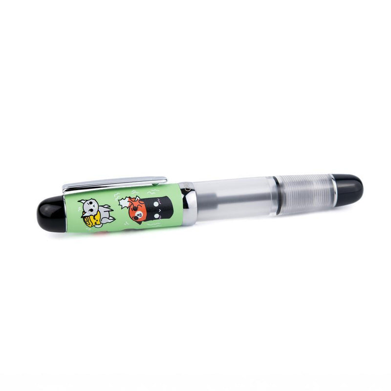 Opus 88 × @twenty_sides Grumpy Kitty, Happy Sushi Fountain Pen