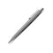 Parker Jotter 70th Anniversary Ballpoint Pen - Chrome Trim Pen Leaning To The Right On White Background | EndlessPens