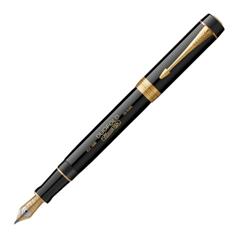 Parker Duofold 135th Anniversary Fountain Pen - Gold (No Cap)